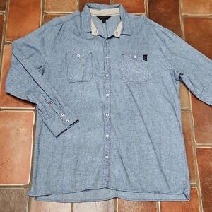 Outpost Makers by Buckle Blue Button-Up Shirt